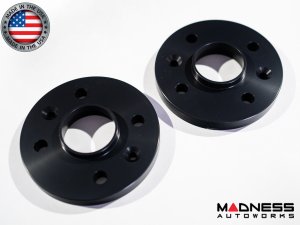 FIAT 500e Gen2 Wheel Spacers by MADNESS - 16mm - set of 2 w/ extended bolts